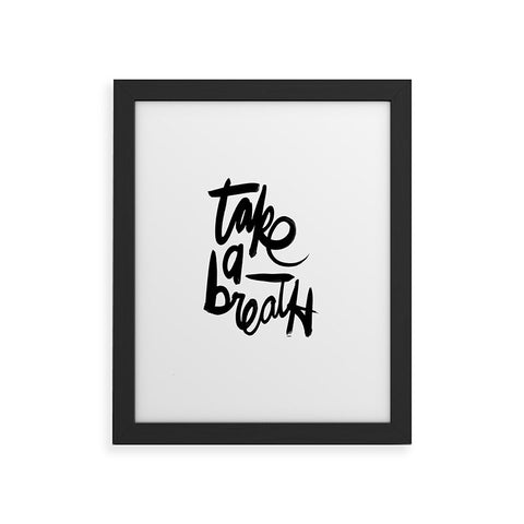 Kal Barteski Take BW Framed Art Print