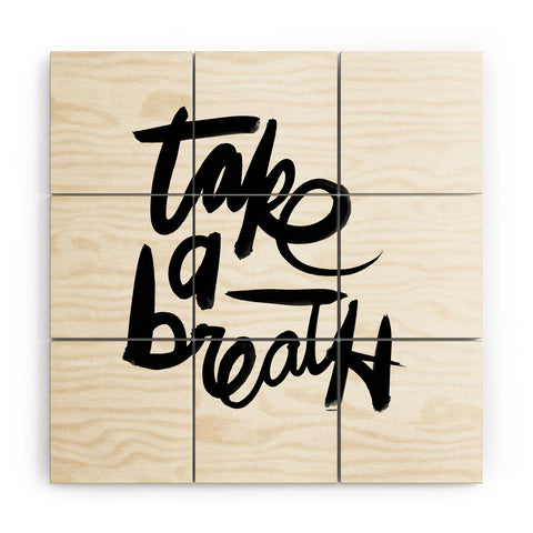 Kal Barteski Take BW Wood Wall Mural