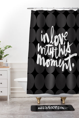 Kal Barteski THIS MOMENT night Shower Curtain And Mat