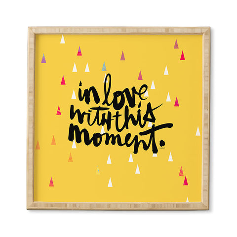 Kal Barteski THIS MOMENT sunny Framed Wall Art