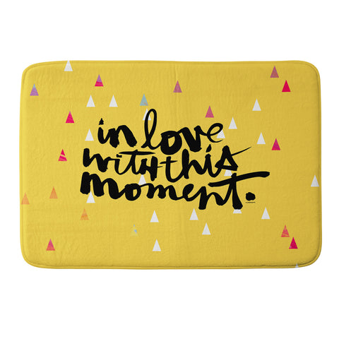 Kal Barteski THIS MOMENT sunny Memory Foam Bath Mat