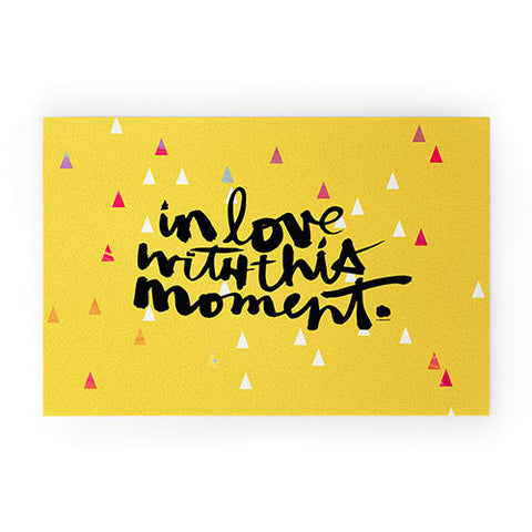 Kal Barteski THIS MOMENT sunny Welcome Mat