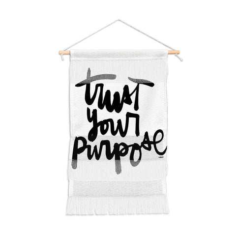 Kal Barteski TRUST your purpose BW Wall Hanging Portrait