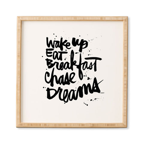 Kal Barteski WAKE UP Framed Wall Art