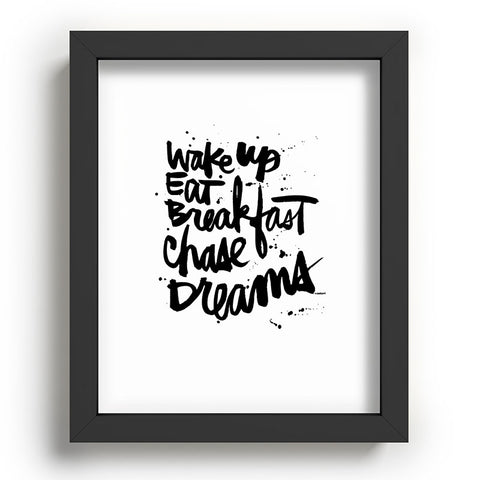 Kal Barteski WAKE UP Recessed Framing Rectangle