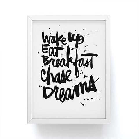Kal Barteski WAKE UP Framed Mini Art Print