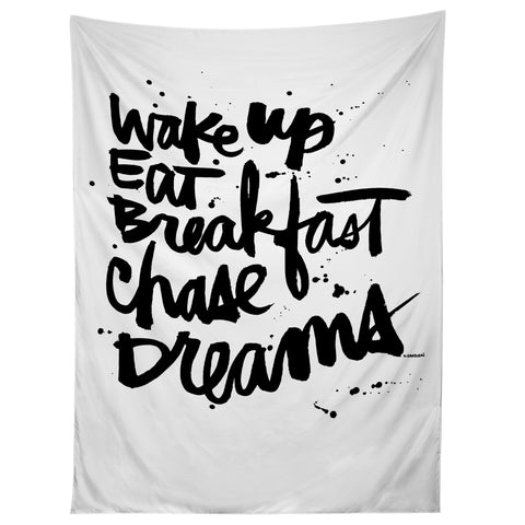 Kal Barteski WAKE UP Tapestry