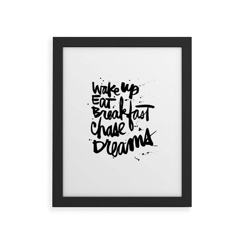 Kal Barteski WAKE UP Framed Art Print