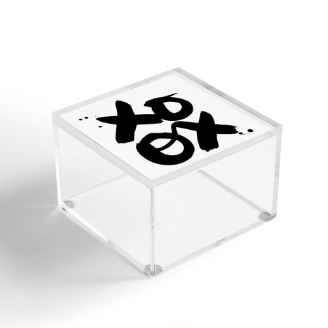 Kal Barteski XOXO bw Acrylic Box