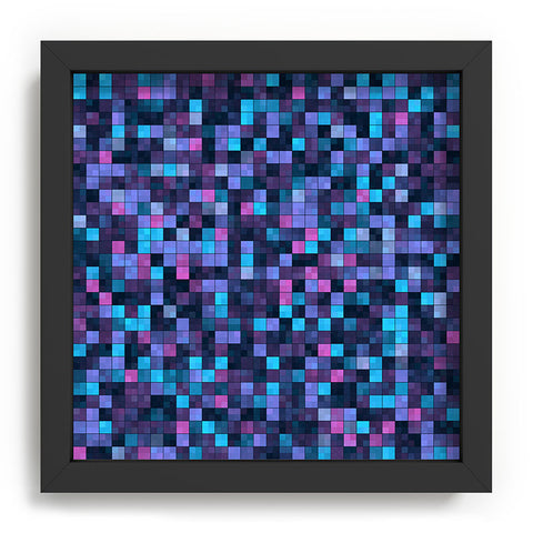 Kaleiope Studio Blue and Pink Squares Recessed Framing Square