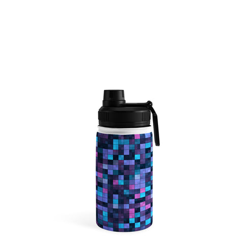 Kaleiope Studio Blue and Pink Squares Water Bottle