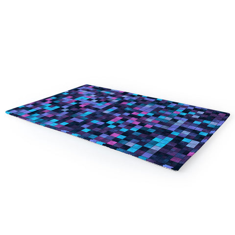 Kaleiope Studio Blue and Pink Squares Area Rug