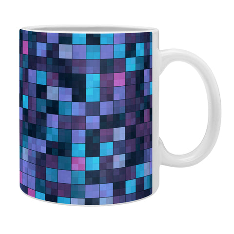 Kaleiope Studio Blue and Pink Squares Coffee Mug