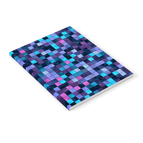 Kaleiope Studio Blue and Pink Squares Notebook