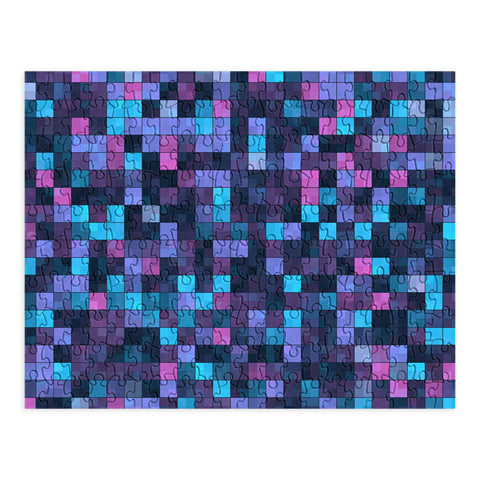 Kaleiope Studio Blue and Pink Squares Puzzle