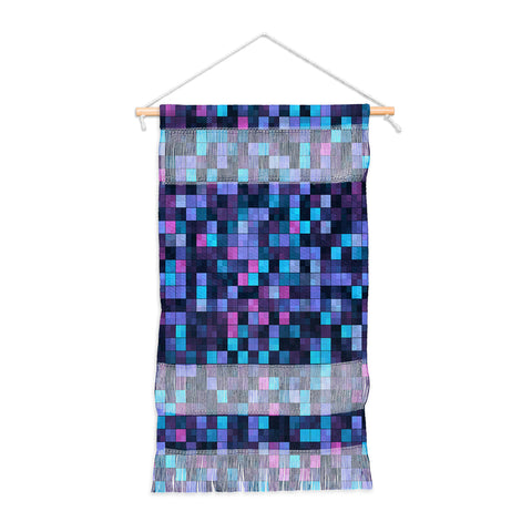 Kaleiope Studio Blue and Pink Squares Wall Hanging Portrait