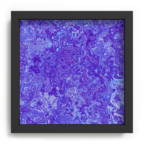 Kaleiope Studio Blue and Purple Marble Recessed Framing Square