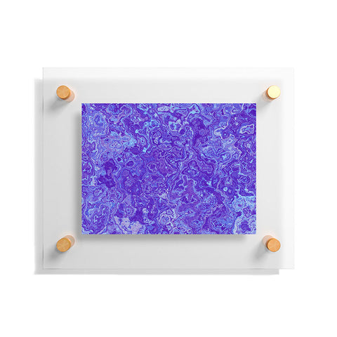 Kaleiope Studio Blue and Purple Marble Floating Acrylic Print