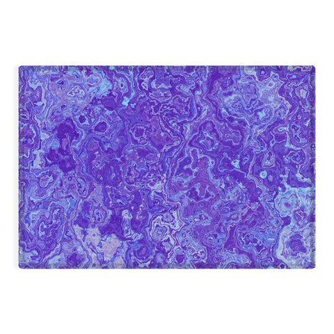 Kaleiope Studio Blue and Purple Marble Outdoor Rug
