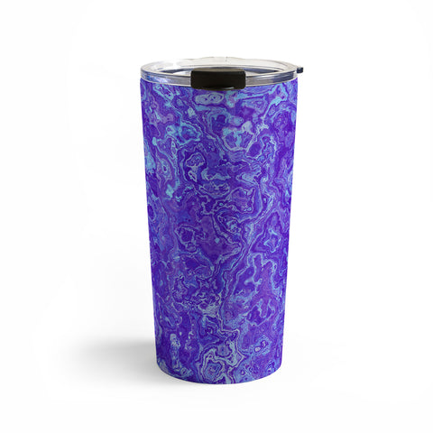 Kaleiope Studio Blue and Purple Marble Travel Mug