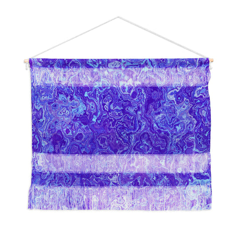 Kaleiope Studio Blue and Purple Marble Wall Hanging Landscape