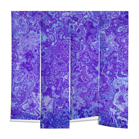 Kaleiope Studio Blue and Purple Marble Wall Mural