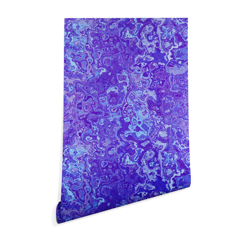 Kaleiope Studio Blue and Purple Marble Wallpaper