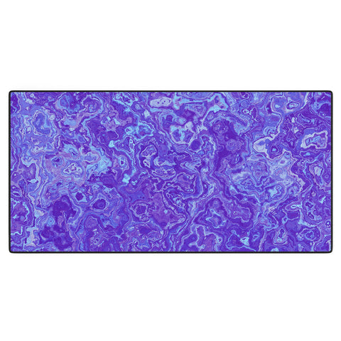 Kaleiope Studio Blue and Purple Marble Desk Mat