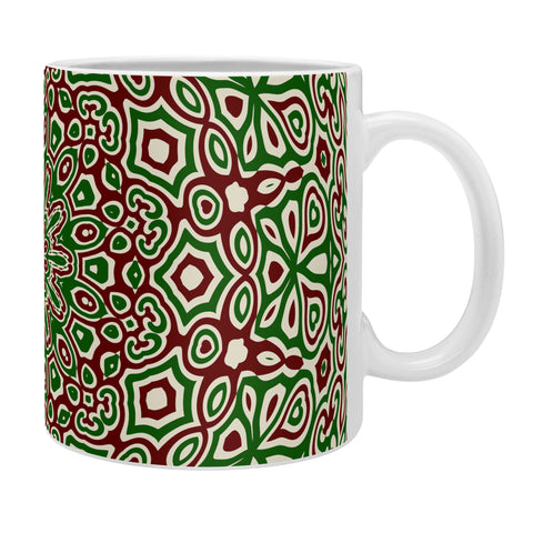 Kaleiope Studio Boho Christmas Mandala Coffee Mug