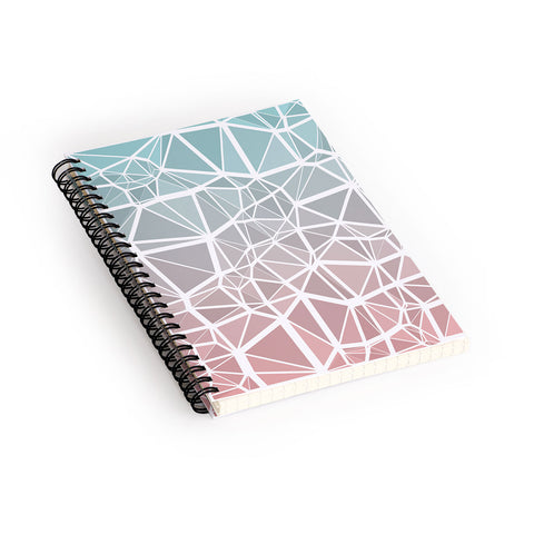 Kaleiope Studio Boho Low Poly Gradient Spiral Notebook