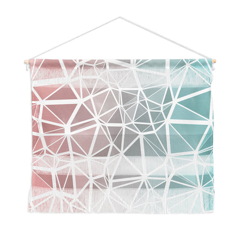 Kaleiope Studio Boho Low Poly Gradient Wall Hanging Landscape