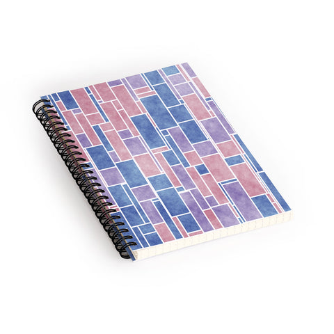 Kaleiope Studio Boho Mondrian Spiral Notebook