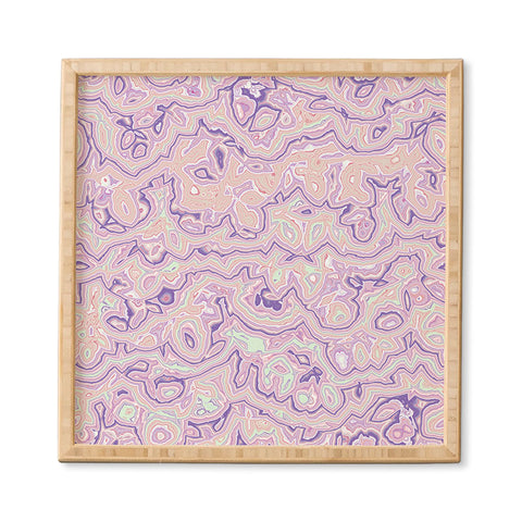 Kaleiope Studio Boho Squiggly Stripes Framed Wall Art