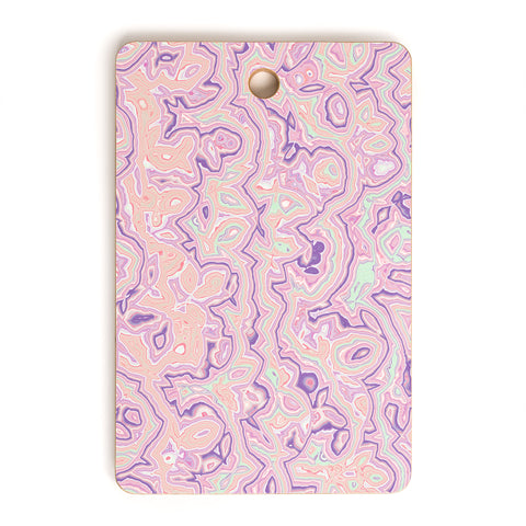Kaleiope Studio Boho Squiggly Stripes Cutting Board Rectangle
