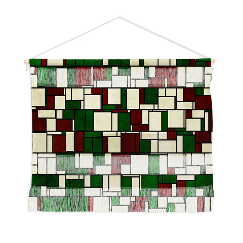 Kaleiope Studio Christmas Squares Wall Hanging Landscape