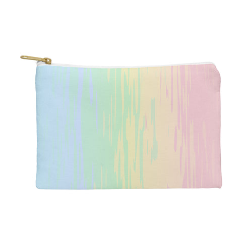 Kaleiope Studio Colorful Boho Abstract Streaks Pouch