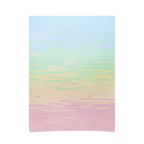 Kaleiope Studio Colorful Boho Abstract Streaks Poster