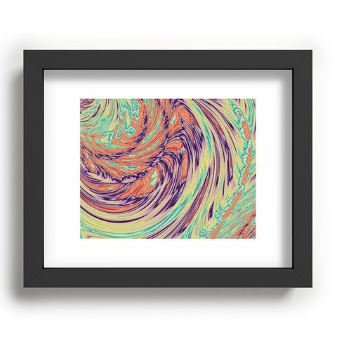 Kaleiope Studio Colorful Boho Swirl Recessed Framing Rectangle