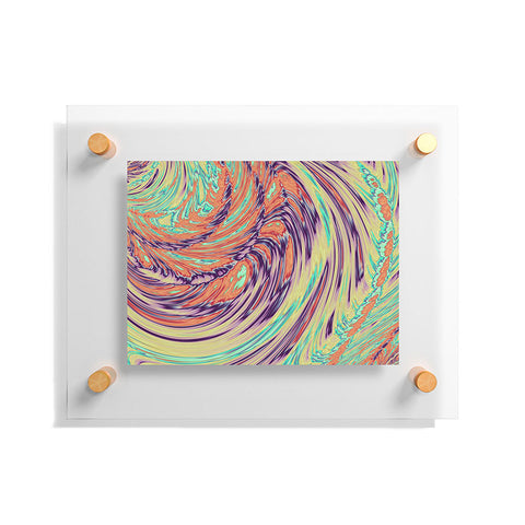 Kaleiope Studio Colorful Boho Swirl Floating Acrylic Print