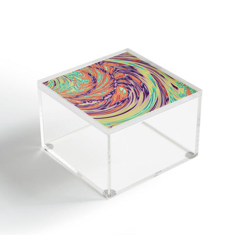 Kaleiope Studio Colorful Boho Swirl Acrylic Box