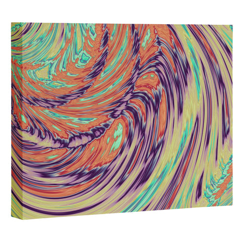 Kaleiope Studio Colorful Boho Swirl Art Canvas