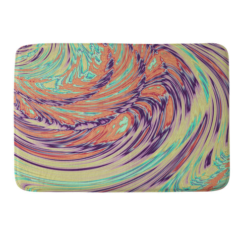 Kaleiope Studio Colorful Boho Swirl Memory Foam Bath Mat
