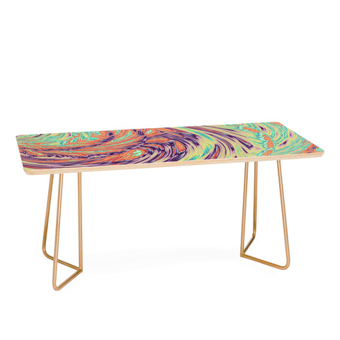 Kaleiope Studio Colorful Boho Swirl Coffee Table