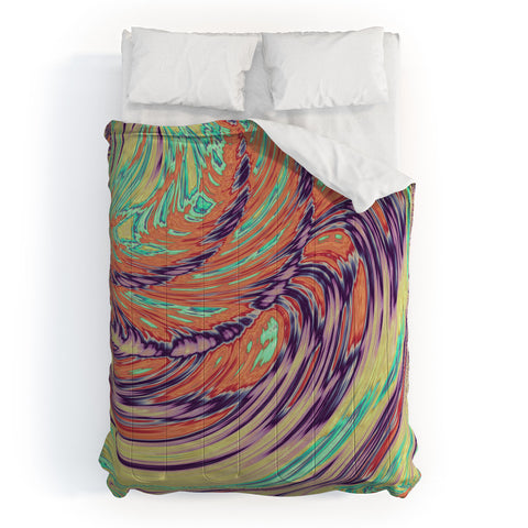 Kaleiope Studio Colorful Boho Swirl Comforter