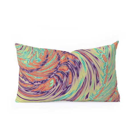 Kaleiope Studio Colorful Boho Swirl Oblong Throw Pillow