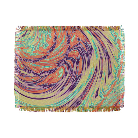 Kaleiope Studio Colorful Boho Swirl Throw Blanket