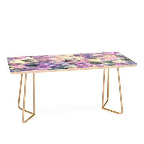 Kaleiope Studio Colorful Jumbled Squares Coffee Table