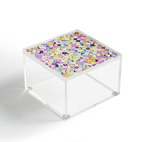 Kaleiope Studio Colorful Modern Circles Acrylic Box