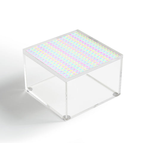 Kaleiope Studio Colorful Rainbow Bubbles Acrylic Box