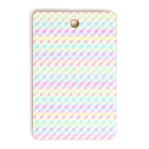 Kaleiope Studio Colorful Rainbow Bubbles Cutting Board Rectangle